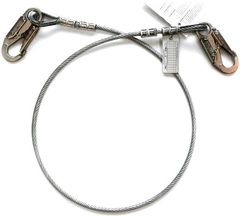 Guardian 10430 3-Foot Galvanized Cable Choker Anchor with Snaphook Ends