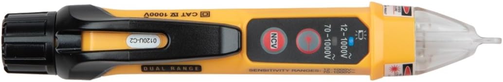 Klein Tools NCVT-5A Non-Contact Voltage Tester Pen, Dual Range with Laser Pointer
