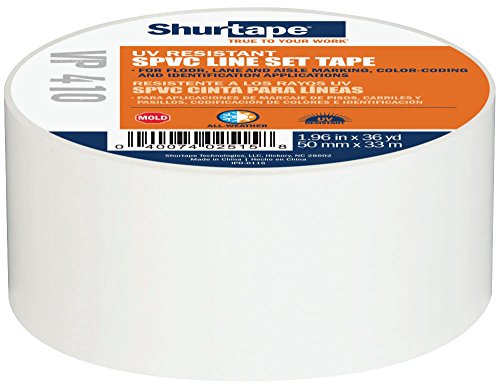 thumbnail image 2 of Shurtape VP 410 Colored Line Set And Marking Tape, For Floor/Lane Marking Or Color-Coding, Meets OSHA Color-Coding, Red, 50mm X 33 Meters, 1 Roll ( 104872 2 of 14