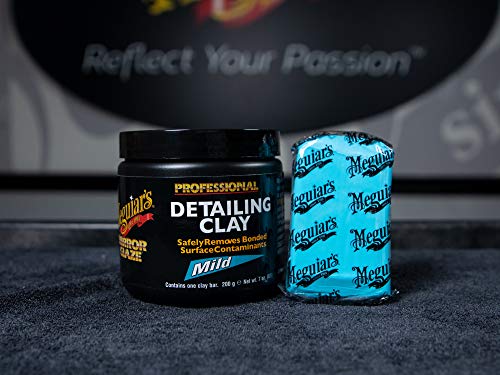 Meguiar's Professional Detailing Clay, Aggressive, C2100 - Safely Remove Contaminants Bonded on Paint for a Smooth, Glossy Finish - Premium Clay Bar for Car Detailing and Paint Prep, 200 Grams