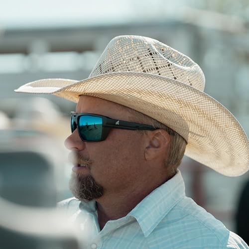 EDGE Lassen Z87 Safety Glasses for Men: Shatter Resistant, Lightweight, Nylon Lenses | Available in Polarized, Tinted, or Clear | Anti-Slip Flexible Frames
