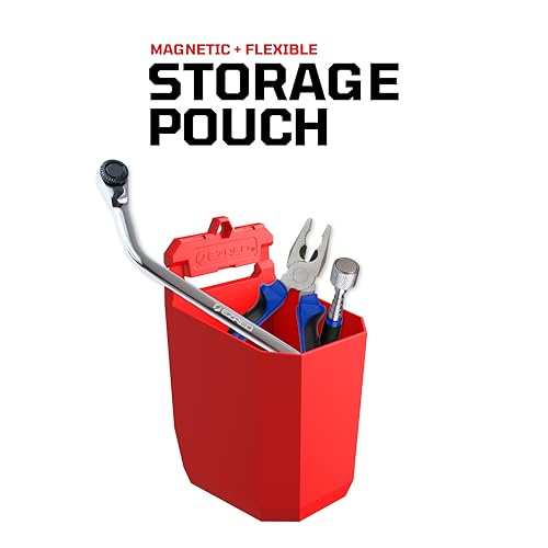 EZRED EZPOUCH Flexible Magnetic Storage Pouch, Holds Tools and Accessories