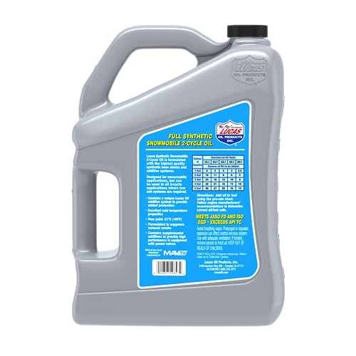 Lucas Oil 10847 Snowmobile Oil - 1 Gallon