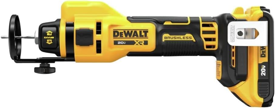 DEWALT DCE555D2 20V MAX Drywall Cutting Tool, Cut Out Tool, 2 Batteries and Charger Included