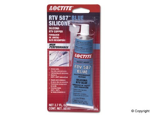 LOCTITE RTV 587 Blue High-Performance Silicone Gasket Maker: Sensor-Safe, Flexible, Non-Corrosive, Oil Resistance, Joint Movement Valves | Blue, 80 ml Tube (PN: 37465-491983)