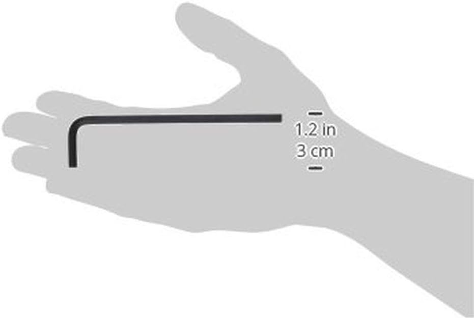 Bondhus 15910 3/16" Hex Tip Key L-Wrench with ProGuard Finish, Long Arm