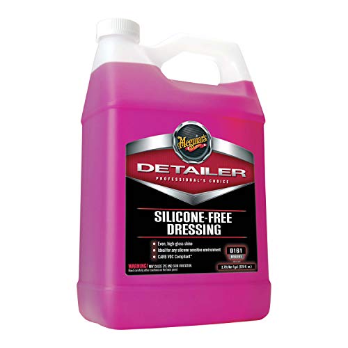 Meguiar's Professional Silicone Free Dressing D16101 - High Performance Dressing, Ideal as a Tire shine and Exterior Trim Care for a Deep, Glossy Shine that’s Body Shop Safe, 128 Oz, 1 Gal
