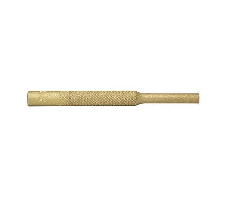 Mayhew Pro 25707 1/4-Inch Knurled Brass Pin Punch, 1/4" SAE Brass