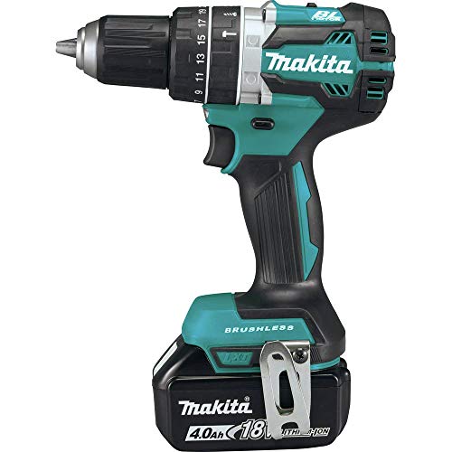 Makita XT269M 18V LXT Lithium-Ion Brushless Cordless 2-Pc. Combo Kit (4.0Ah), Blue