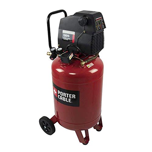 Porter-Cable PXCMF220VW 1.5 HP 20 Gallon Oil-Free Vertical Dolly Air Compressor