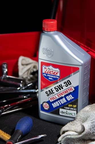 Lucas Oil 10049 SAE 5W-30 Synthetic Motor Oil - , 1 Quart (32 Ounces)