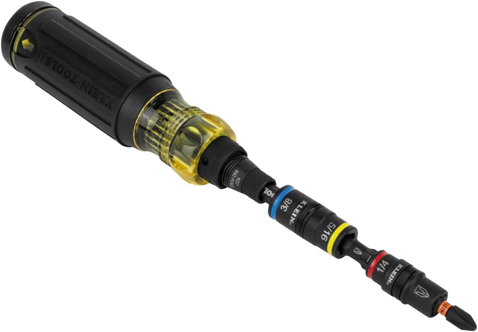 Klein Tools 32517HD KNECT 17-in-1 Impact-Rated Hybrid Screwdriver / Nut Driver