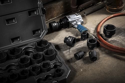 GEARWRENCH 29 Piece 3/4" Drive 6 Point SAE Impact Socket Set | 3/4" to 1-7/8" | 84035