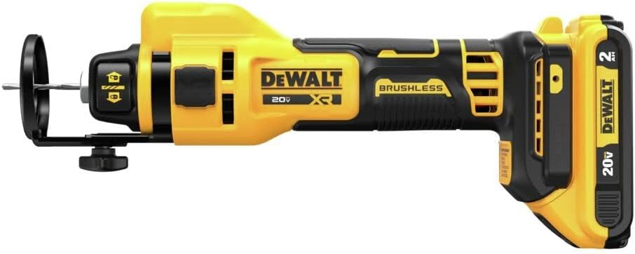 DEWALT DCE555D2 20V MAX Drywall Cutting Tool, Cut Out Tool, 2 Batteries and Charger Included