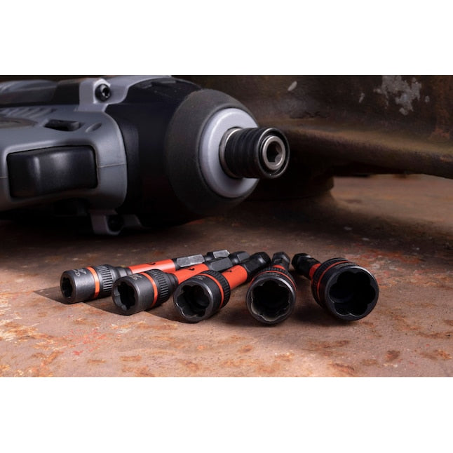 Crescent CAVBXR-5 Bolt Biter 5 -Pack Standard (SAE) Assorted Drive Impact Bolt Extractor Set