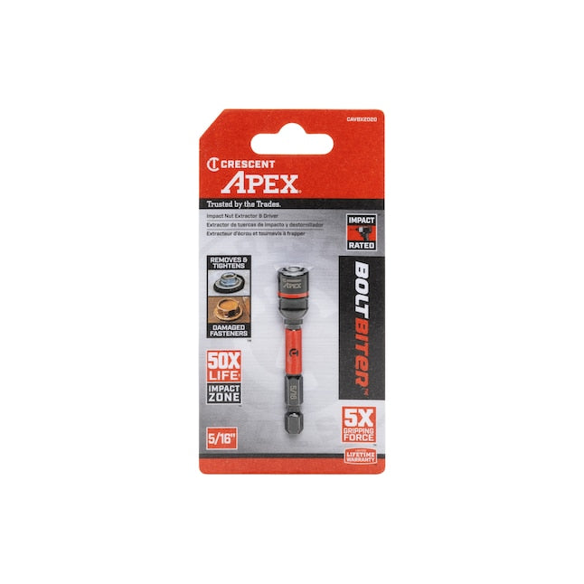 Crescent CAVBX2D20 Bolt Biter Standard (SAE) 5/16-in Drive Impact Bolt Extractor