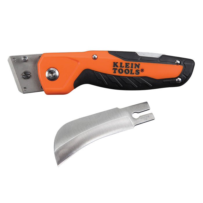 Klein Tools 44218 Cable Skinning Utility Knife with Replaceable Blade
