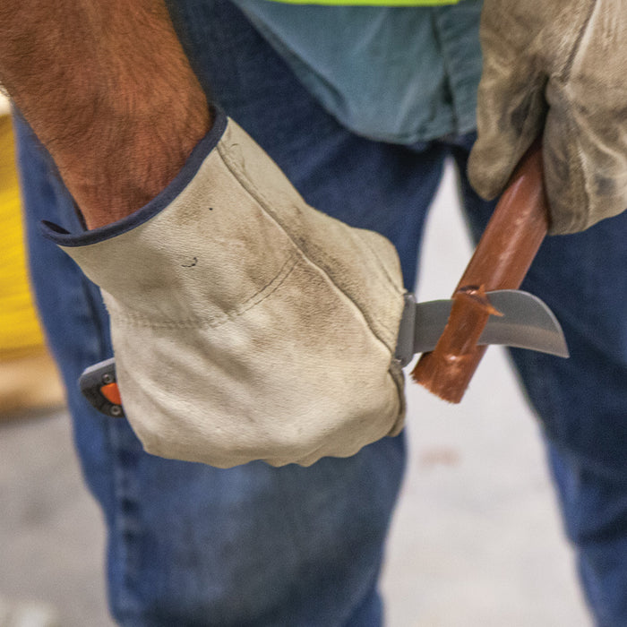 Klein Tools 44218 Cable Skinning Utility Knife with Replaceable Blade