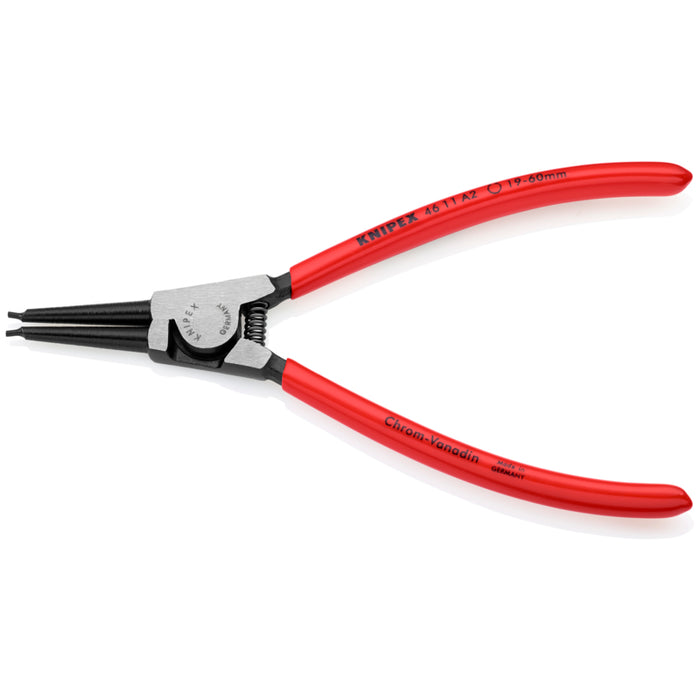 KNIPEX 7-1/4" External Snap Ring Pliers-Forged Tips