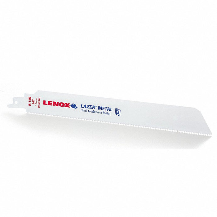 Lenox 203706066RS Reciprocating Saw Blade, 6 TPI, 6" Length, 0.06" Thick, Bi-Metal (Pack of 5)