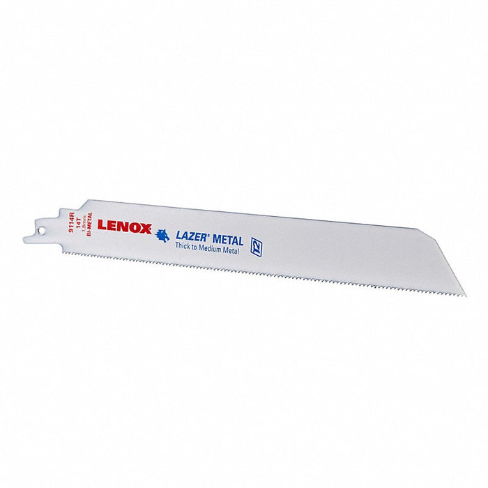 Lenox 203706066RS Reciprocating Saw Blade, 6 TPI, 6" Length, 0.06" Thick, Bi-Metal (Pack of 5)