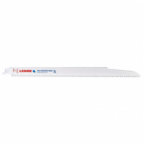 Lenox 20585156R Reciprocating Saw Blade: 6 TPI, 12" Length, 0.04" Thick, Bi-Metal (Pack of 5)