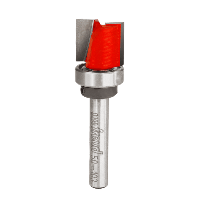 Freud 50-103 5/8" Diameter Top Bearing Flush Trim Bit with 1/4" Shank