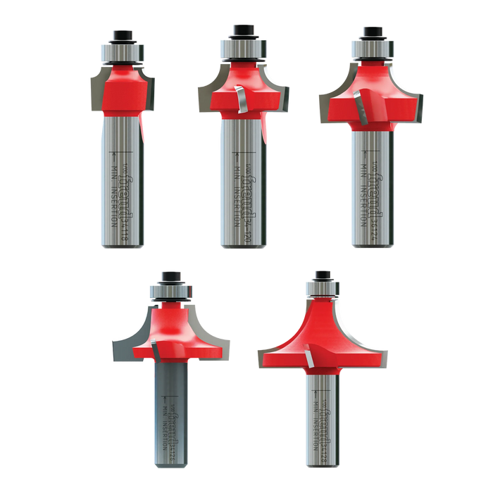 Freud Round Over and Beading Router Bit Set