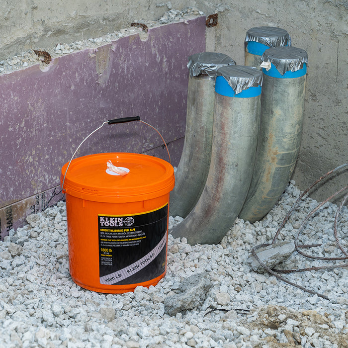 Klein Tools 50131 Conduit Measuring Pull Tape, 1800-Pound x 1300-Foot