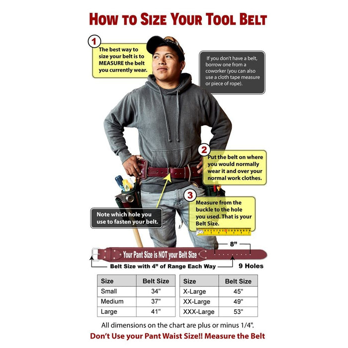 [USED-LIKE NEW] Occidental Leather 5036XXXL Leather Pro Electrician Set, XXXL