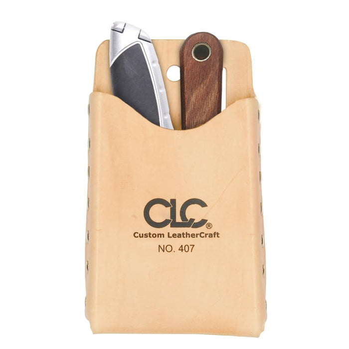 CLC Custom Leathercraft 407 All Purpose Pouch, 4-1/2-In x 7-1/2-In
