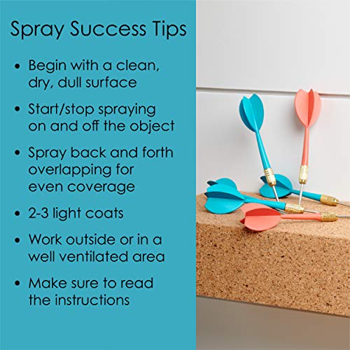 Krylon Fusion All-In-One Adhesive Spray Paint for Indoor/Outdoor Use, 12 oz, Lagoon Blue