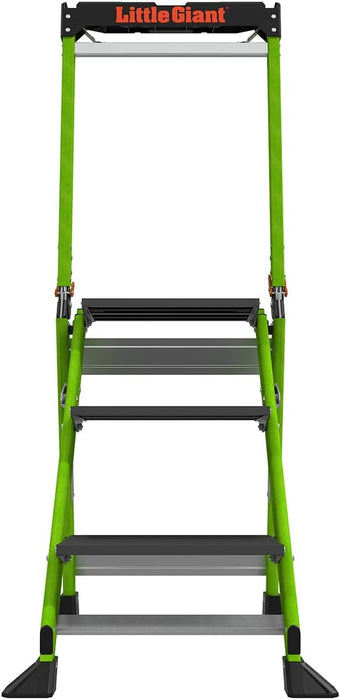 Little Giant Ladders, Jumbo Step, 3-Step, 3 Foot, Step Stool, Fiberglass, Type 1AA, 375 lbs Weight Rating, (11933)