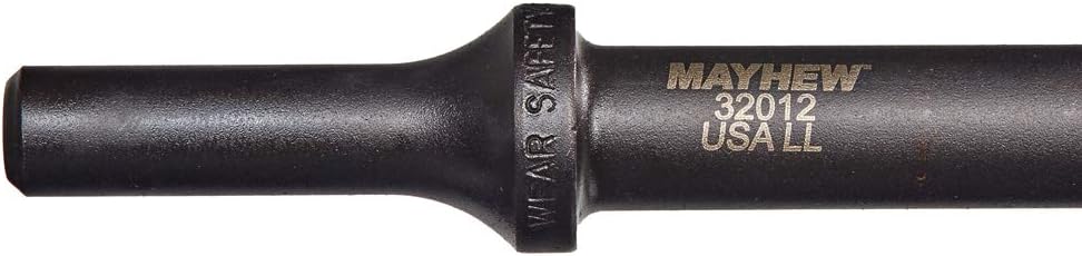Mayhew Tools 32012 Pneumatic Taper Punch, 1/8" x 18", Black Oxide Finish