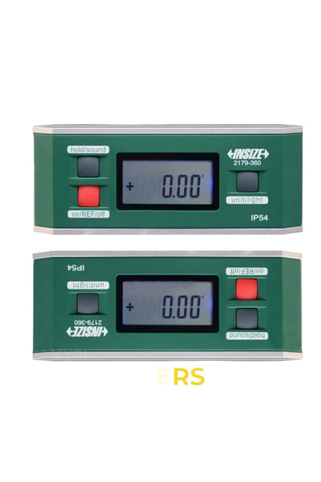 INSIZE 2179-360 Electronic Level and Protractor, 0 Degree - 360 Degree