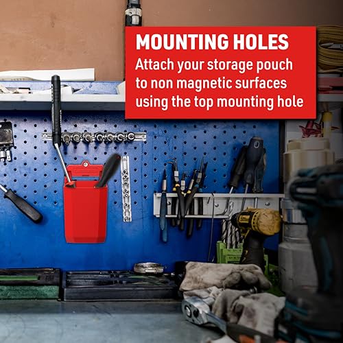 EZRED EZPOUCH Flexible Magnetic Storage Pouch, Holds Tools and Accessories