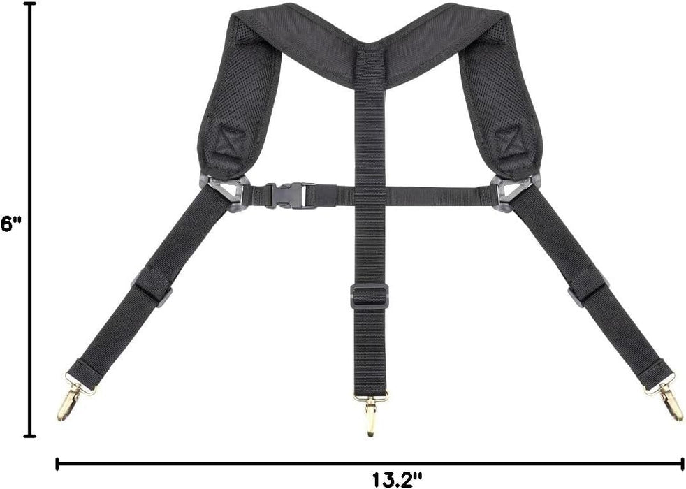 CLC Custom Leathercraft 1608 Electrician's Comfort Lift Combo Tool Belt, 28 Pocket,Black