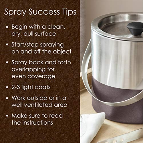 12 oz Krylon K02785007 Cocoa Brown Fusion All-In-One Paint & Primer Spray Paint, Hammered