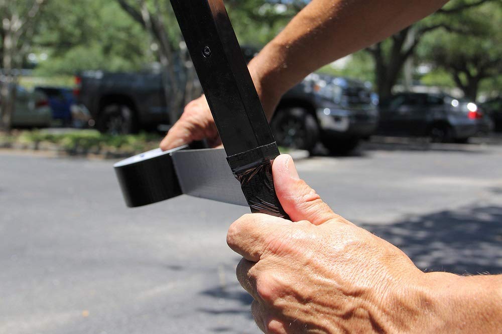 IPG (20C-BK-2) JobSite DUCTape, Colored Duct Tape, 1.88" x 60 yd, Black (Single Roll)