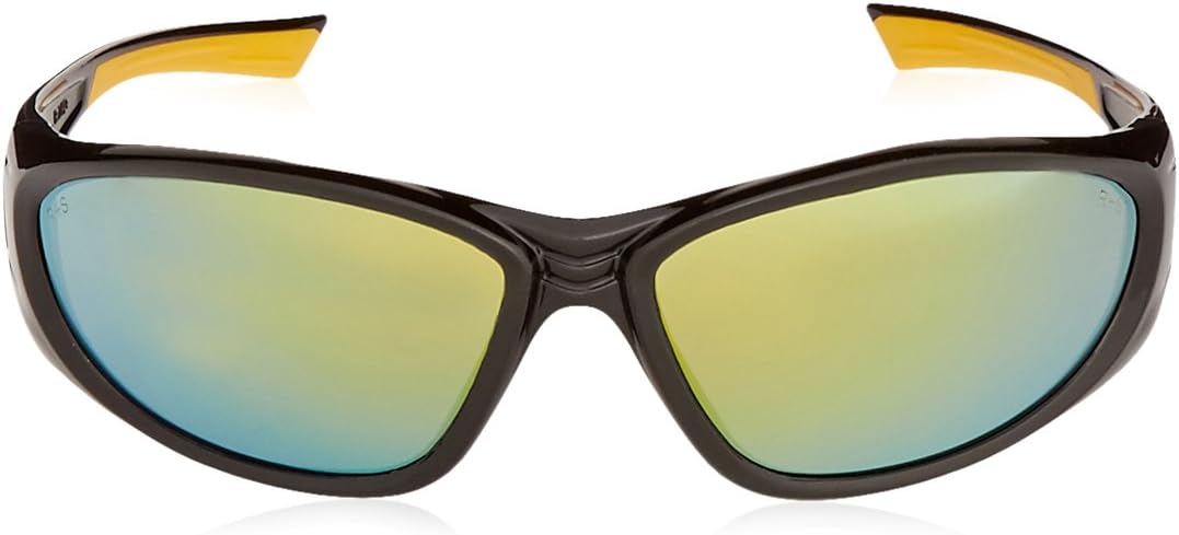 DEWALT DPG98 Gable Safety Glass - Black/Yellow Frame - Yellow Mirror Lens