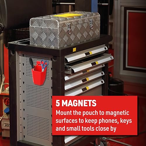 EZRED EZPOUCH Flexible Magnetic Storage Pouch, Holds Tools and Accessories