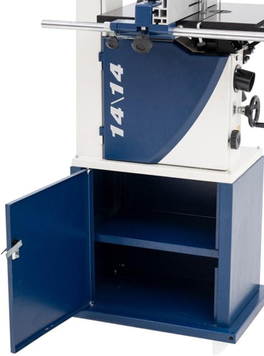 Rikon 10‑1414 14″ Deluxe Bandsaw Model - 1‑3/4HP Dual‑Voltage (115/230V) with Full 14″ Resaw Capacity, Dual Dust Ports, Cast‑Iron Table, Quick‑Adjust Fence & Tool‑Less Blade Guides