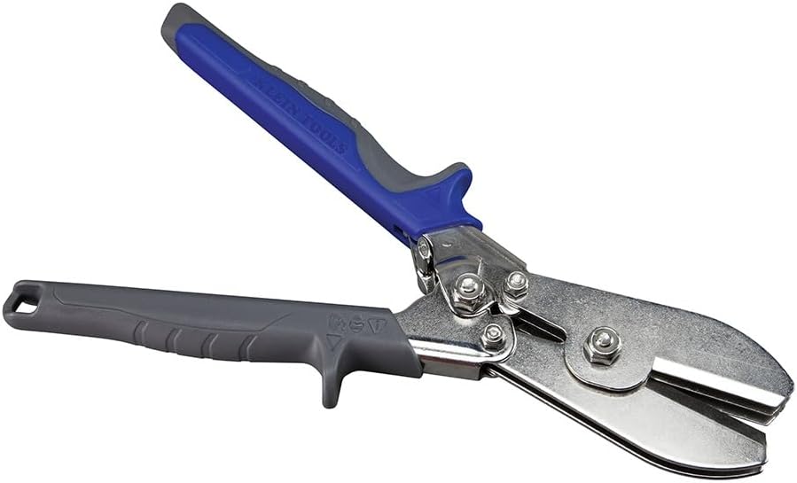 Klein Tools 86520 5 Blade Crimper for Ductwork, Pipe and Sheet Metal Crimps 24 gauge Steel, 28 gauge Stainless Steel (Pack of 1)
