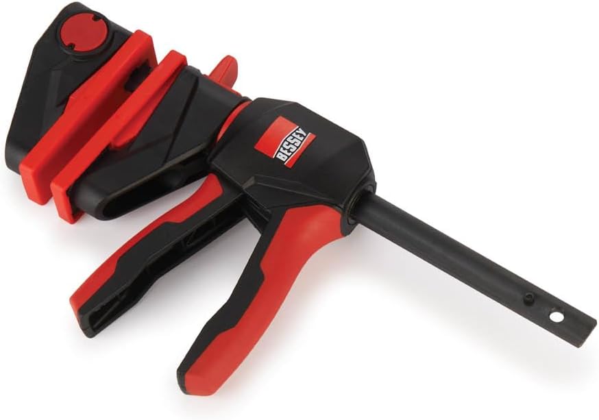 ‎BESSEY | ‎EHKL360-06 | Bessey EHKL360, 6 In, Trigger Clamp and Spreader 360 Rotating Handle One-Hand Bar Clamps, Black