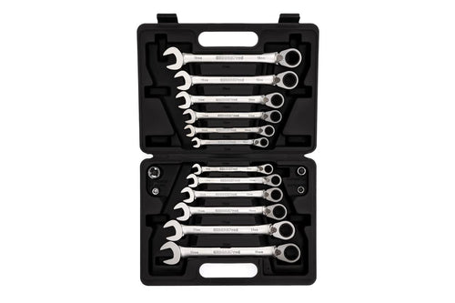 GEDORE 16 Piece Combination Ratchet Spanner Set 8-19mm