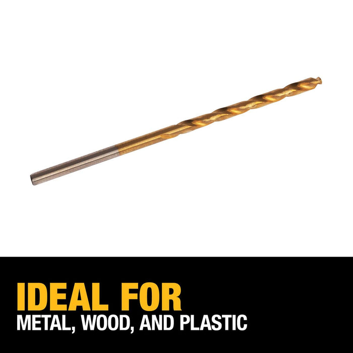DEWALT DW1307 7/64-Inch Titanium Nitride Split Point Twist Drill Bit (Pack of 2)
