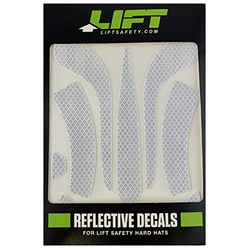 Lift Safety DAX Reflective Decals - White Medium