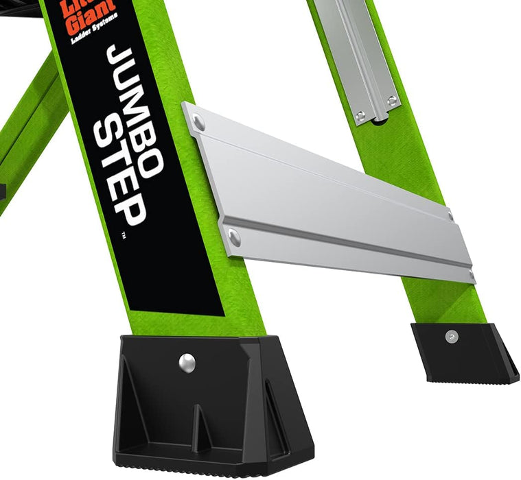 Little Giant Ladders, Jumbo Step, 3-Step, 3 Foot, Step Stool, Fiberglass, Type 1AA, 375 lbs Weight Rating, (11933)