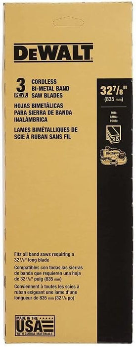 DEWALT DW3982C Bi Metal Cordless Bandsaw Blades