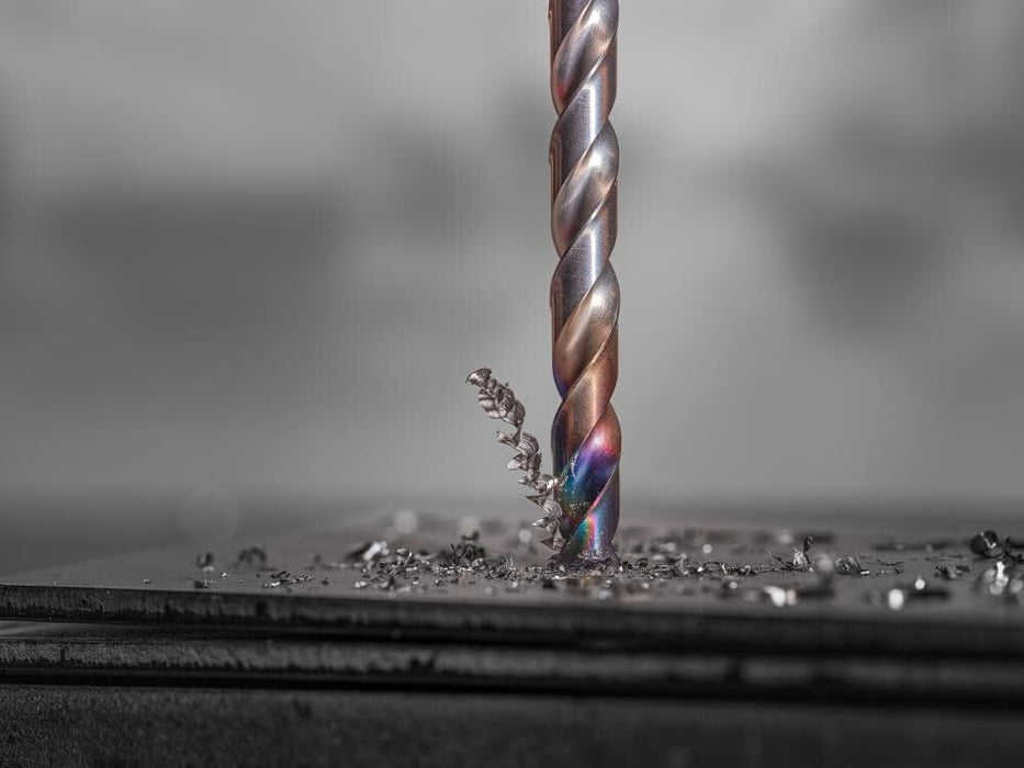 Diablo DMD12JP1 Metal Demon Drill Bits for Mild, Hardened and Stainless Steels, 1/2" Diameter, 3-Flats-Reduced Shank, 5.9" Length